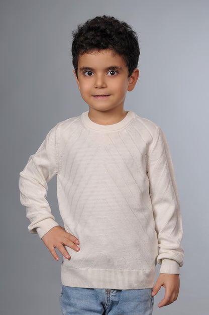 Erkek Çocuk Liksli Bisiklet Yaka Pamuklu Kazak